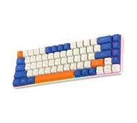 LLHCF Teclado mecánico compacto de 68 teclas con retroiluminación LED y durabilidad para un alto rendimiento
