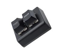 LLHCF Teclado mecánico de 2 teclas con cable USB para interruptores programables de juegos, teclado pequeño, intercambio en caliente