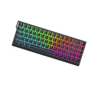 LLHCF Teclado mecánico HE65 de activación rápida con iluminación colorida que mejora la durabilidad para un trabajo eficiente