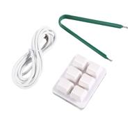 LLHCF Teclado mecánico para juegos USB, macros, programable, 6 teclas RGB