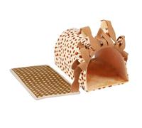 LLHCF Túnel de peluche para mascotas, túnel escondido, juguete de tubo de juego con alfombrilla desmontable, animales pequeños, hámster, acogedora casa de invierno