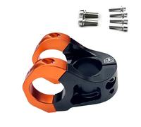 LLHCF Vástago corto de aleación de aluminio para manillar de bicicleta de montaña, bicicletas equilibradas, accesorios de ciclismo, manillar corto de aleación de aluminio de alta resistencia para