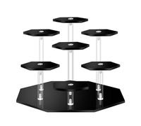 LLHCF Versátil soporte de acrílico elegante para mostrar modelos en miniatura y accesorios delicados