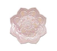 LLHCF Versátil y resistente plato de cerámica para joyas, accesorio para el hogar, decoración portátil para aretes, anillos y más organización, bandeja de almacenamiento de joyas