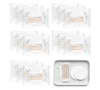 LLHQAMT Kit de tocador de hotel, kits de tocador a granel, juego de artículos de tocador de hotel con almohadillas de algodón, hisopos de algodón, hilo dental, adecuado para viajes, hotel en casa (30