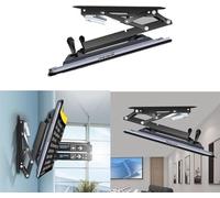LLHTTDMBDFC Soporte de TV de techo, soporte de TV motorizado, soporte de TV motorizado, soporte de TV de techo abatible de 0 a 85°, elevador de TV eléctrico con elevación automática