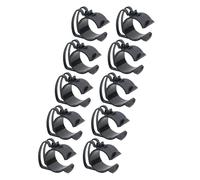 LLINthy 10 abrazaderas de cable de tubería para una fijación segura de equipos de iluminación y sonido, soportes de cable de actividad al aire libre