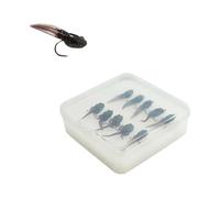 LLINthy 2. 10 unids suave simulación trucha cebo alambre de púas artificial para aparejos de pesca accesorios realistas suaves rizos