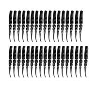 LLINthy 35 unidades de señuelos artificiales blandos con alta elasticidad flotantes para múltiples técnicas de pesca de sal artificial