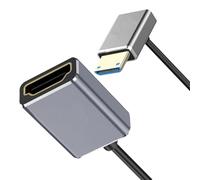 LLINthy Adaptador de tarjeta de vídeo para videocámara DSLR en miniatura de 30 cm, cable de extensión 8K60Hz 4K120Hz rápido para proyectores Laptopso, cable convertidor para proyección