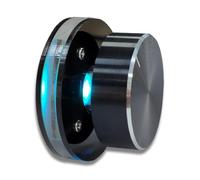 LLINthy Ajuste de perilla de sonido USB con luz LED para computadora de escritorio, juegos, transmisión, equipo de estudio, accesorios, módulo USB