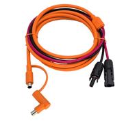 LLINthy Cable de alimentación solar de PVC 4 a DC7909 + 8020 de larga duración, resistente al envejecimiento para mayor fiabilidad en condiciones difíciles, adaptador solar