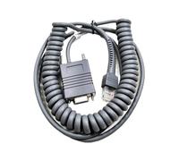 LLINthy Cable de datos RJ45 a DB9pin RS232 para escáneres de código de barras de símbolos LS2208 LS1203, transferencia rápida y estable, varios ajustes, comunicación de datos eficiente