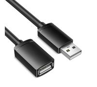 LLINthy Cable de extensión USB 2.0 USB A macho a hembra para teclado, impresora, cámara web, cable USB 2.0, conectividad sin problemas, cable USB macho a hembra