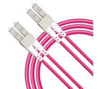 LLINthy Cable de fibra OM4 adecuado para uso multifuncional en routers, interruptores y marco de distribución, centros de datos fiables, conexión óptica de juegos