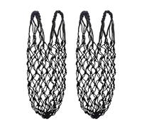 LLINthy Comederos de heno para caballo, bolsa de almacenamiento de heno de gran capacidad para animales grandes, cabras, alpacas, bolsa de red para transportar reducir los residuos de granjas de aves