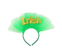 LLINthy Diadema de celebración del día de San Patricio, diadema para festival, letra/trébol, accesorios de decoración para la cabeza
