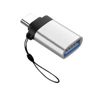 LLINthy El adaptador hembra tipo C a USB 3.0 permite la conexión directa con teclados de unidad externa y carga para dispositivos móviles, adaptador USB OTG de alta velocidad
