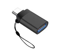 LLINthy El adaptador hembra tipo C a USB 3.0 permite la conexión directa con teclados de unidad externa y carga para dispositivos móviles, adaptador USB OTG de alta velocidad