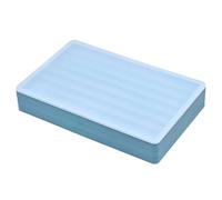 LLINthy Interlockings - Soporte para teclado de 3 capas, bandejas desmontables transparentes, base antideslizante para entusiastas de teclados, organizadores de accesorios apilables