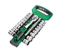 LLINthy Juego de llaves de trinquete ligeras con diseño ergonómico para reparaciones de bicicletas y montaje de muebles, ajustes rápidos, reparación en el hogar y al aire libre