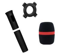 LLINthy Las fundas protectoras para micrófono incluyen espuma resistente al viento y anillos antideslizantes para mejorar el agarre de la cubierta del micrófono