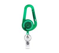 LLINthy Llavero de moda fácil de tirar, portátil y práctico, accesorio portátil para estilos de vida activos, elegante, para mujeres y damas, llavero retráctil, verde, Talla única
