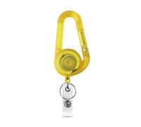 LLINthy Llavero de moda fácil de tirar, portátil y práctico, accesorio portátil para estilos de vida activos, elegante, para mujeres y damas, llavero retráctil, amarillo, Talla única