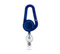 LLINthy Llavero de moda fácil de tirar, portátil y práctico, accesorio portátil para estilos de vida activos, elegante, para mujeres y damas, llavero retráctil, azul oscuro, Talla única