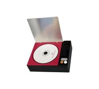 LLINthy Player De Música Portátil con Durabilidad ABS Construcción Clear Sound Salida Incorporada Instrucciones para Los Viajeros Viajeros CDS Vintage Player con ABS