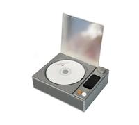 LLINthy Player De Música Portátil con Durabilidad ABS Construcción Clear Sound Salida Incorporada Instrucciones para Los Viajeros Viajeros CDS Vintage Player con ABS