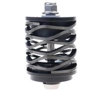 LLINthy Suspensión de resorte trasero de acero / eje de metal para bicicleta, plegable, bloque trasero de bicicleta