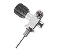 LLINthy Válvulas de tanque de buceo de alta presión M18 x 1.5 3500 PSI, adaptador de recarga de aire, conector rápido, adaptador de recarga de aire duradero