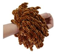 llio 1 Pieza Mujeres Musulmanas de Terciopelo Esponjoso Hijab Scrunchies Color sólido Liso Gran Anillo de Pelo Lazo moño Clip Banda de Goma Flexible Tocado