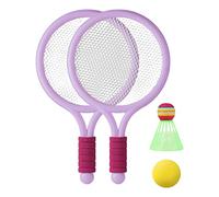 Lljsszr 2 Piezas Raquetas de Bádminton para Niños Set Deportivo Incluye Volante Material Plástico Fácil de Manipular Diversión Y Aprendizaje para Niños