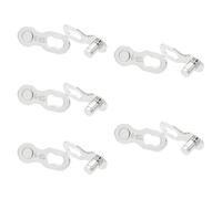 Lljsszr 5 Pares de Eslabones para Cadena de Bicicleta, Reutilizables, de Fácil Instalación, Portátiles, Repuestos, Accesorios Prácticos Y, 6 7 8 Velocidad