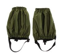 Lljsszr Botas de Senderismo para Exteriores, Cubrepiernas Impermeables para La Nieve, Cubrezapatos de Escalada, Ejercito Verde