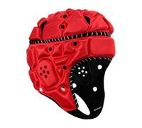 Lljsszr Casco de Rugby, Casco de Fútbol, Gorra Scrum Anticolisión, Transpirable, Talla, Gorra Deportiva para Partidos, Gorra de de Béisbol, Rojo