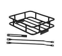 Lljsszr Cesta Delantera para Bicicleta de 11,8 X 10,2 X 3,5 Pulgadas, Diseño Resistente de Fijación Rápida para Desplazamientos Diarios, Estructura Metálica,