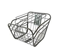 Lljsszr Cesta Metálica Universal Delantera Y Trasera para Bicicleta Eléctrica, Ideal para Paseos Al Aire Libre Y en La Playa.