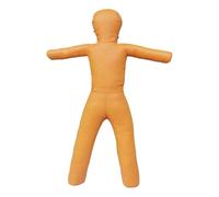 Lljsszr Muñeco de Entrenamiento de Agarre de 130 Cm, Sin Relleno, Maniquí Resistente para Ejercicios de Kickboxing, Práctico Muñeco de Boxeo PU, Amarillo