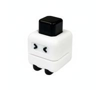 Lljsszr Perforadora de Papel Mini Perforador Manual un Solo Agujero con Diseño de Robot Ligero y Acero con Contenedor de Adecuada para Estudiantes, Negro