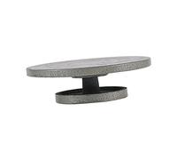 Lljsszr Plato Giratorio para Esculpir, Resistente Y Versátil. Mesa Giratoria con Rodamiento para Modelado de Arcilla, Gris 15cm
