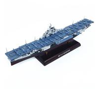 Lljsszr Réplica de de Portaaviones USS Maqueta Barco Naval Modelo Decorativo de Historia Naval Aleación y Plástico Detallado con Pegamento Adecuada para, CV-13 Franklin