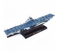 Lljsszr Réplica de de Portaaviones USS Maqueta Barco Naval Modelo Decorativo de Historia Naval Aleación y Plástico Detallado con Pegamento Adecuada para, CV-14 Ticonderoga