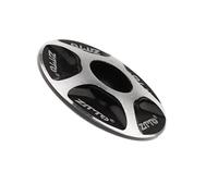 Lljsszr Tapón de Potencia de Fibra de Carbono Elegante - Diseño Universal, Negro