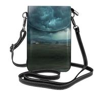 LLKGO TThe storm after the calm - Bolso cruzado con patrón de calma, bolso para teléfono móvil, cartera pequeña para mujer, un regalo práctico adecuado para salir, hacer ejercicio y ir de compras