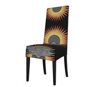 LLKGOT Las fundas para sillas de restaurante Rising Sun of Mt. Picture son desmontables, súper elásticas y lavables, adecuadas para cocinas