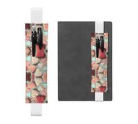 LLKGOT Portalápices de cuero con diseño de amor para diarios de tapa dura, agendas, planificadores, bolsa de correa ajustable, White, Talla única