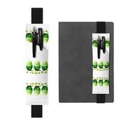 LLKGOT Portalápices de cuero con impresión de amor maternal para diarios de tapa dura, diarios, planificadores, bolsa de correa ajustable, Black, Talla única
